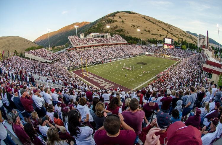 A packed Washington-Grizzly Stadium