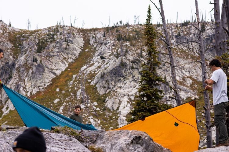Camping in the Montana Wilderness