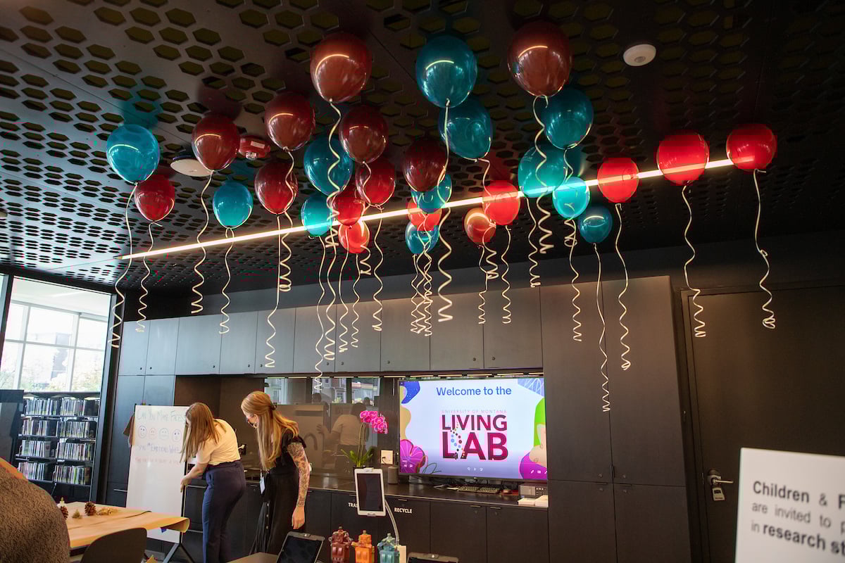 The opening ceremony of the Living Lab opening at the Missoula Public Library
