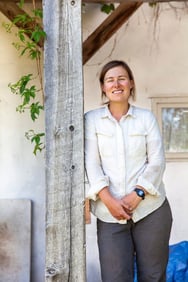 PEAS Farm lecturer Caroline Stephens