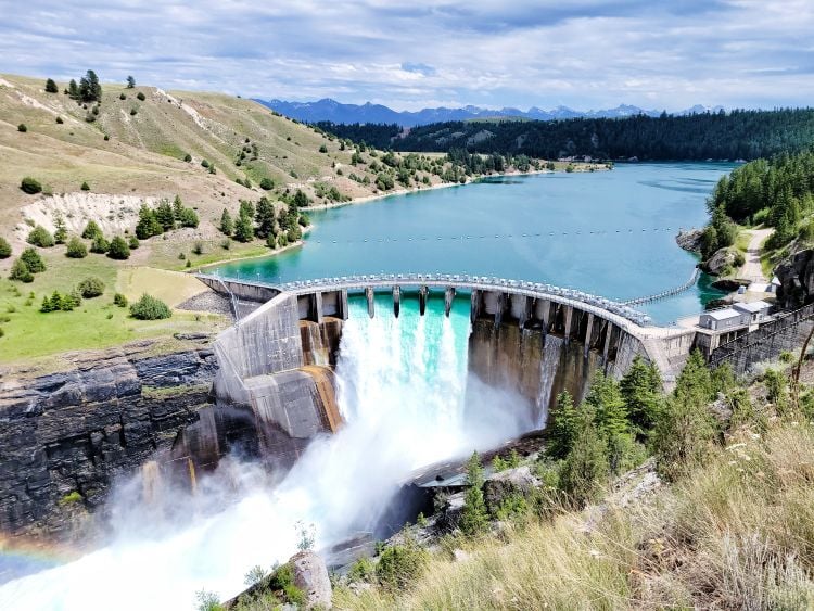 Seli'š Ksanka Qlispe' (formerly Kerr Dam) on Flathead Lake
