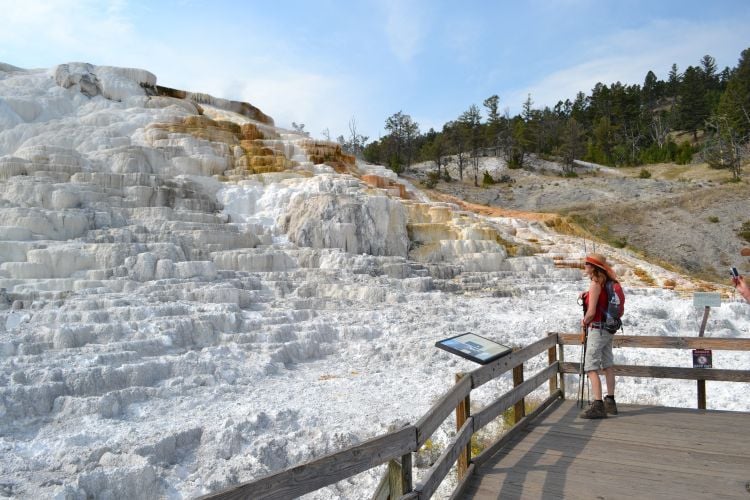 A thermal feature at Yellowstone National Park