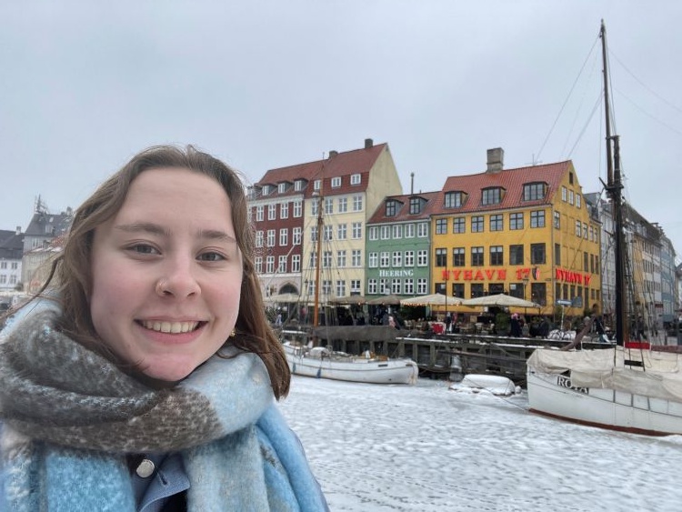 Author Madison Knapp in Amiens, France