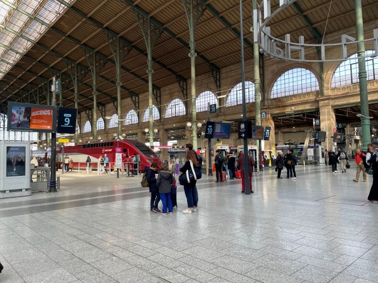 A train station in France