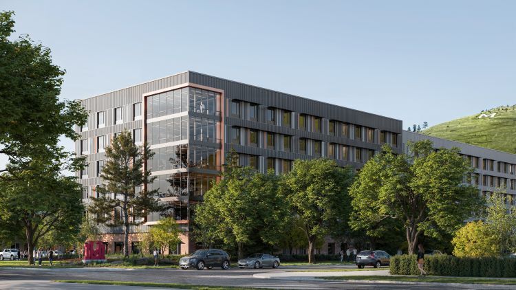 3D rendering of Glacier Hall