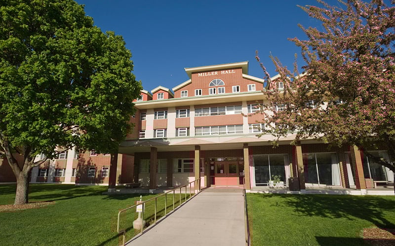 Exterior of Miller Hall at UM
