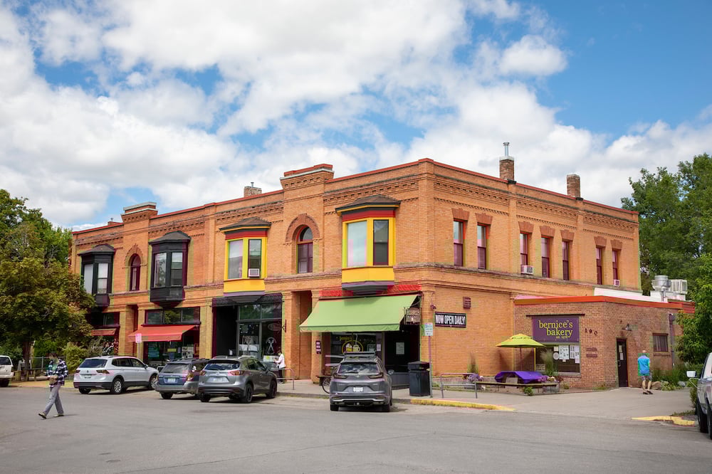 Bernice's Bakery on the corner of 2nd Street