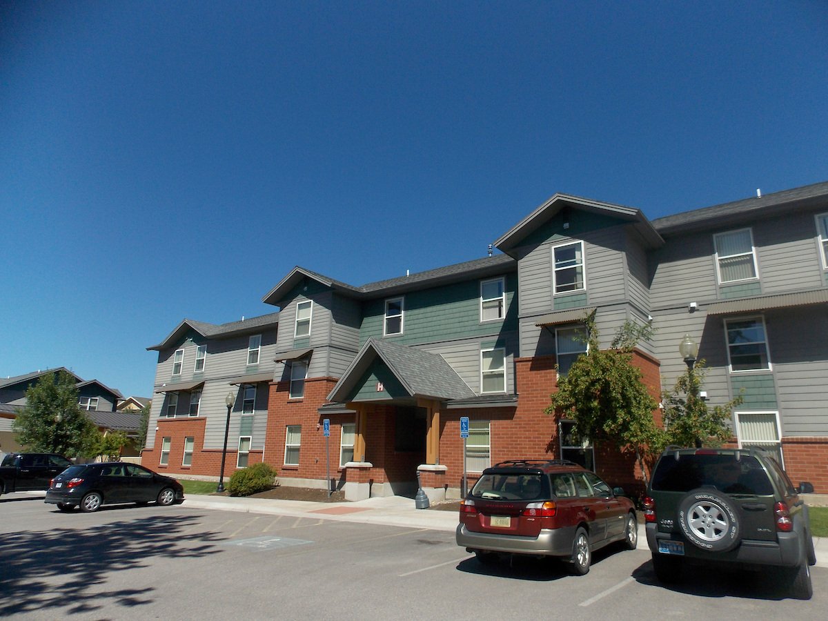 The Lewis and Clark Village apartment complex at UM